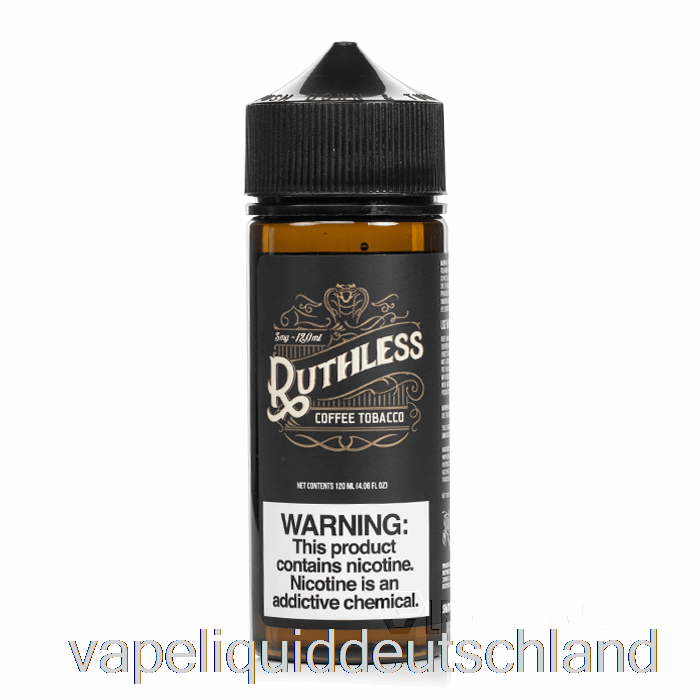 Kaffeetabak – Rücksichtslose Dämpfe – 120 Ml 0 Mg Vape-Flüssigkeit